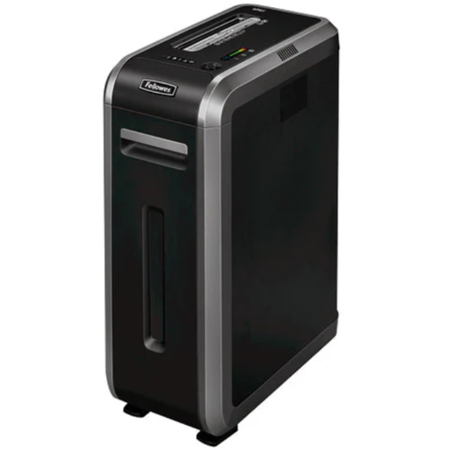 فرامة ورق Fellowes Powershred (درجة تجارية) - فرم عرضي (Cross-Cut) حتى 20 ورقة مع نظام منع الانحشار والتشغيل المستمر