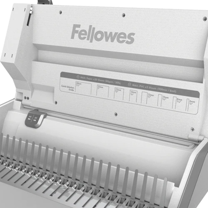 ماكينة التجليد Fellowes Lyra المتعددة الوظائف 3 في 1 - جهاز تجليد، دباسة، ومثقبة ورقية احترافية