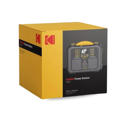 شاحن متنقل Kodak S300 بقوة 300 واط - بطارية طاقة عملية للرحلات وتشغيل الإلكترونيات