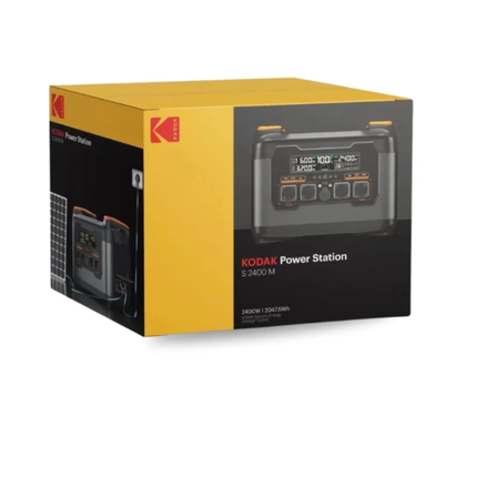 شاحن متنقل Kodak S2400 بقوة 2400 واط - بطارية طاقة جبارة للأجهزة المنزلية والعدد الثقيلة