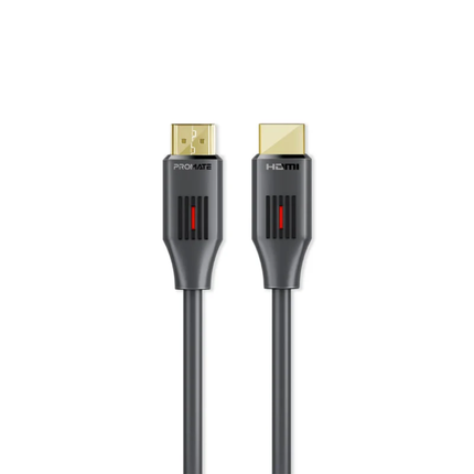 كابل Promate proLink4K60-500 عالي الوضوح HDMI 4K - تردد 60 هيرتز، رؤوس مطلية بالذهب وطول 5/10/15/20 متر