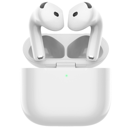 WiWU Airbuds 4 Type-C Wireless Earbuds - Crystal Clear Sound, Ergonomic Comfort Design, and Long Battery Life (White)