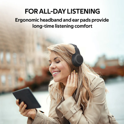 Promate Laboca High-Definition Wireless Headphones - Deep Bass, Bluetooth 5.0, MicroSD Playback, and Built-in Mic