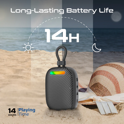 Promate Tingz High-Definition Wireless Speaker - 7W Power, CrystalSound™ Technology, Bluetooth 5.3, and Ultra-Portable Design
