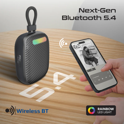 Promate Tingz High-Definition Wireless Speaker - 7W Power, CrystalSound™ Technology, Bluetooth 5.3, and Ultra-Portable Design