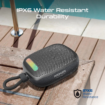 Promate Tingz High-Definition Wireless Speaker - 7W Power, CrystalSound™ Technology, Bluetooth 5.3, and Ultra-Portable Design