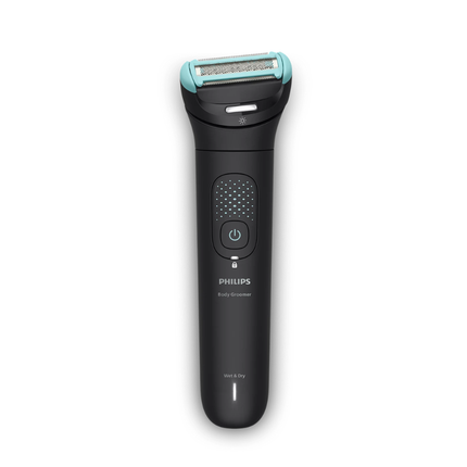 Philips Bodygroom 7000 Series Ultimate Dual-Sided Body Groomer - 2D Contour Following Head, Integrated Trimmer with 5 Lengths, and 120 Mins Cordless Use
