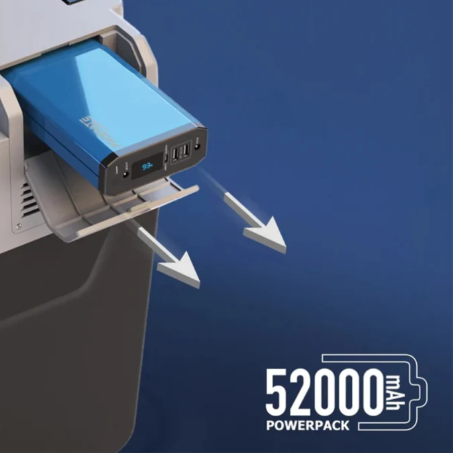 ثلاجة Promate PowerCooler-40 المحمولة للرحلات - سعة 40 لتر، تقنية التبريد السريع CoolFast، وتعمل بنظام طاقة مزدوج (AC/DC) مع عجلات متينة ثلاجة Promate PowerCooler-40 المحمولة للرحلات - سعة 40 لتر، تقنية التبريد السريع CoolFast، وتعمل بنظام طاقة مزدوج (AC/DC) مع عجلات متينة