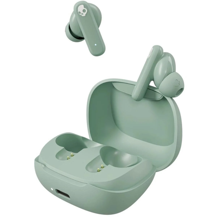 سماعات Skullcandy Smokin' Buds لاسلكية بالكامل - بلوتوث 5.2، بطارية تدوم حتى 20 ساعة، مقاومة للماء IPX4، وميكرون مدمج