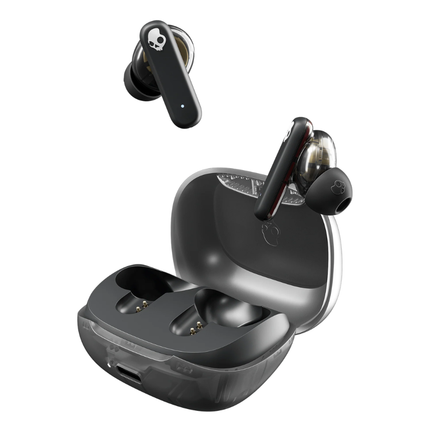 سماعات Skullcandy Smokin' Buds لاسلكية بالكامل - بلوتوث 5.2، بطارية تدوم حتى 20 ساعة، مقاومة للماء IPX4، وميكرون مدمج