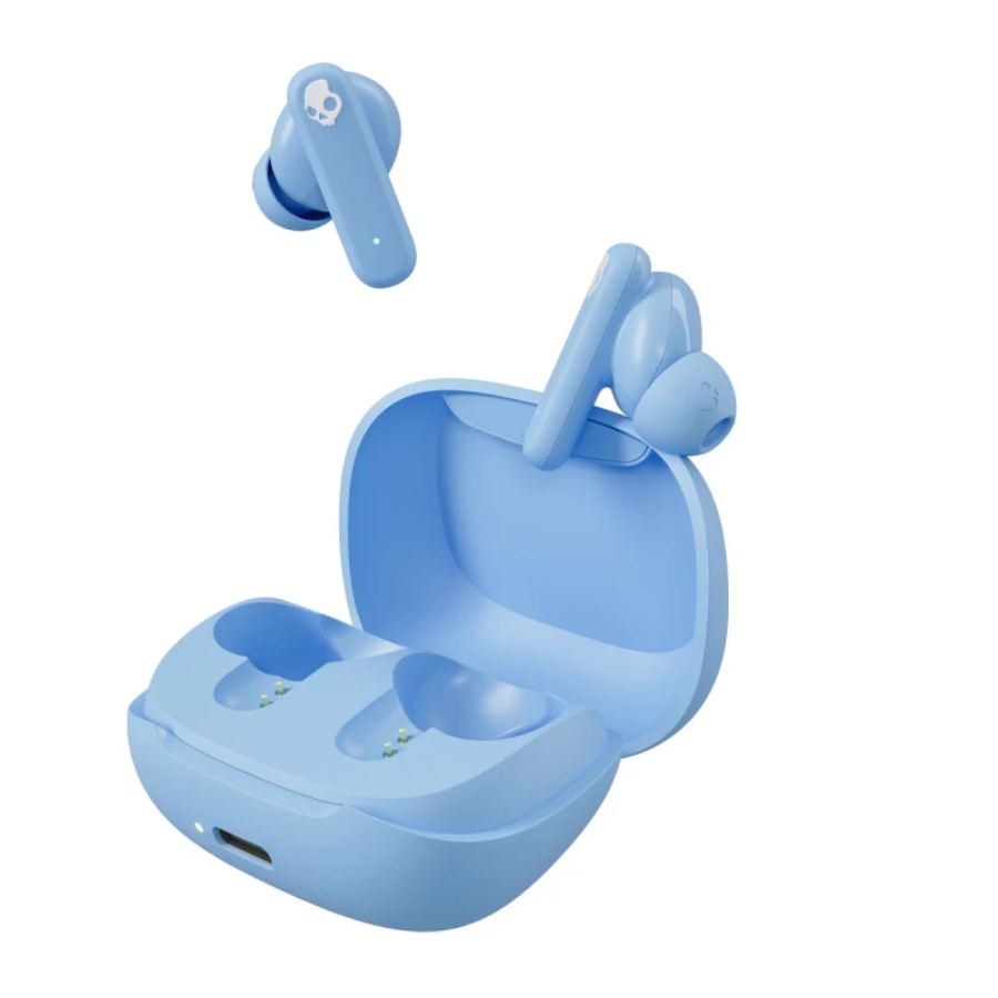 سماعات Skullcandy Smokin' Buds لاسلكية بالكامل - بلوتوث 5.2، بطارية تدوم حتى 20 ساعة، مقاومة للماء IPX4، وميكرون مدمج سماعات Skullcandy Smokin' Buds لاسلكية بالكامل - بلوتوث 5.2، بطارية تدوم حتى 20 ساعة، مقاومة للماء IPX4، وميكرون مدمج