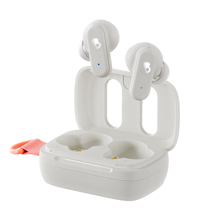 سماعات Skullcandy Dime 3 اللاسلكية بالكامل - بلوتوث 5.3، تصميم عازل للضوضاء، بطارية تدوم 20 ساعة، وعلاقة مدمجة لسهولة الحمل