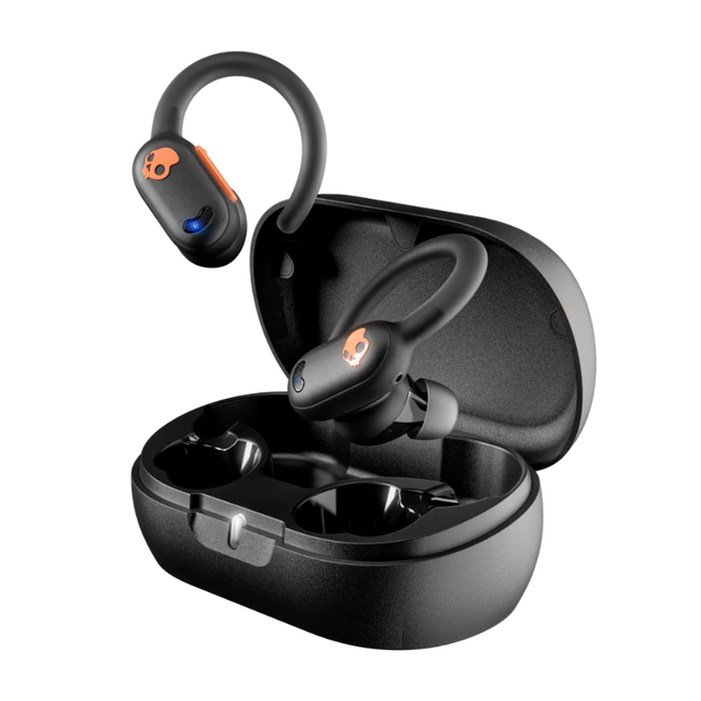 سماعات Skullcandy Push ANC Active الرياضية - عزل ضوضاء نشط، بطارية تدوم 58 ساعة، مقاومة للماء والغبار IP55، وتصميم خطاف ثابت