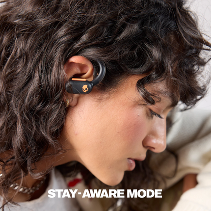 سماعات Skullcandy Push ANC Active الرياضية - عزل ضوضاء نشط، بطارية تدوم 58 ساعة، مقاومة للماء والغبار IP55، وتصميم خطاف ثابت
