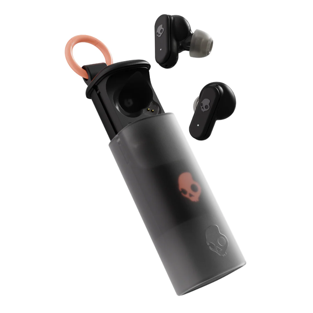 سماعات Skullcandy Dime Evo اللاسلكية بالكامل - بلوتوث 5.3، بطارية إجمالية 36 ساعة، اقتران متعدد النقاط، ومقاومة للماء IPX4