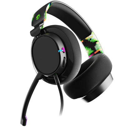 سماعة الألعاب Skullcandy SLYR Pro السلكية - تقنية الإدراك الصوتي المعزز (ESP)، ميكروفون ذكي نقي، وتصميم خفيف الوزن متوافق مع جميع المنصات