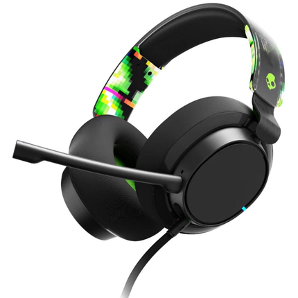 سماعة الألعاب Skullcandy SLYR Pro السلكية - تقنية الإدراك الصوتي المعزز (ESP)، ميكروفون ذكي نقي، وتصميم خفيف الوزن متوافق مع جميع المنصات