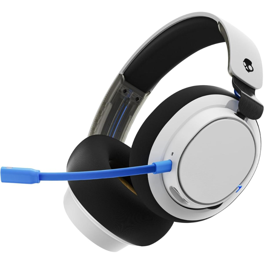 سماعة الألعاب اللاسلكية Skullcandy SLYR Pro Wireless - زمن استجابة منخفض جداً، تقنية الإدراك الصوتي ESP، بطارية تدوم 24 ساعة، وميكروفون ذكي نقي