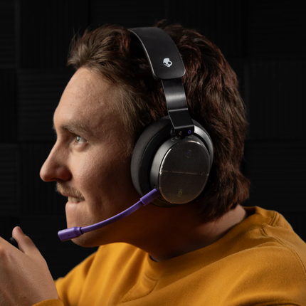 سماعة الألعاب اللاسلكية Skullcandy PLYR - تقنية الإدراك الصوتي ESP، بلوتوث 5.2، بطارية تدوم 24 ساعة، وتوافق شامل مع جميع المنصات