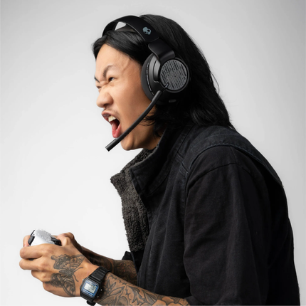 Skullcandy Crusher PLYR Multi-Platform Wireless Gaming Headset - Adjustable Sensory Bass, Enhanced Sound Perception (ESP), and Clear Voice Smart Mic