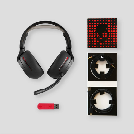 Skullcandy Crusher PLYR Multi-Platform Wireless Gaming Headset - Adjustable Sensory Bass, Enhanced Sound Perception (ESP), and Clear Voice Smart Mic