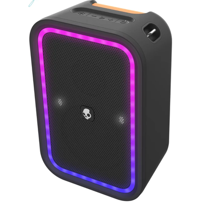 سماعة Skullcandy Stomp™ XL لاسلكية جبارة للحفلات - بلوتوث، بطارية تدوم 16 ساعة، مقاومة للماء IPX5، وعرض إضاءة LED ديناميكي