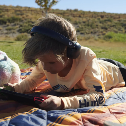 Skullcandy Grom Wireless Kids' Headphones - 45 Hours Battery Life, 85dB Volume Limiter, Multi-Device Sharing, and Comfortable Over-Ear Design