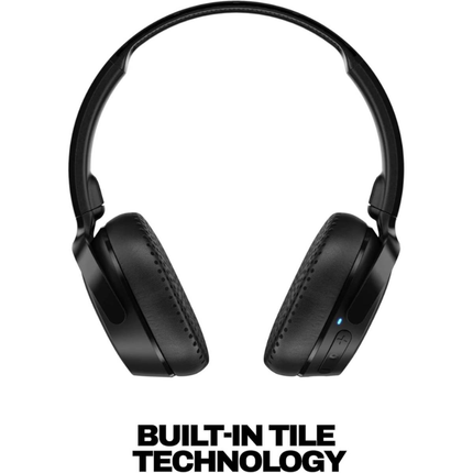 سماعة Skullcandy Riff Wireless 2 لاسلكية فوق الأذن - بطارية تدوم 34 ساعة، ميزة الاقتران المتعدد، وتقنية تتبع السماعة Tile™ المدمجة