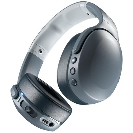 سماعة Skullcandy Crusher Evo اللاسلكية فوق الأذن - تقنية الباس الحسي القابل للتعديل، ضبط الصوت الشخصي Audiodo™، وبطارية تدوم 40 ساعة