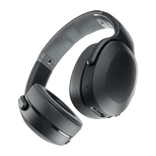 سماعة Skullcandy Crusher Evo اللاسلكية فوق الأذن - تقنية الباس الحسي القابل للتعديل، ضبط الصوت الشخصي Audiodo™، وبطارية تدوم 40 ساعة