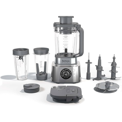 Ninja Foodi Power Blender 4-in-1 CB400ME - 1200W Kitchen System, 2.1L Multi-Serve Pitcher, Power Nutri Bowl, and Auto-iQ Technology