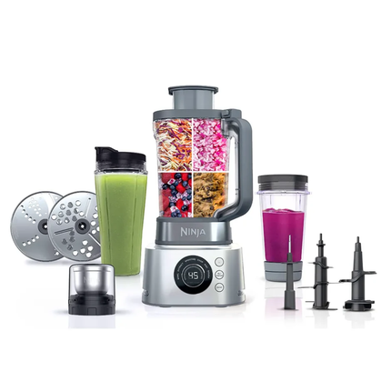Ninja Foodi Power Blender 4-in-1 CB400ME - 1200W Kitchen System, 2.1L Multi-Serve Pitcher, Power Nutri Bowl, and Auto-iQ Technology