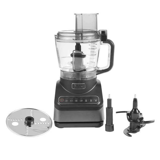 Ninja Professional Food Processor BN650 - 850W Kitchen System, 2.1L Capacity, Auto-iQ Technology, and Precision Stainless Steel Blades