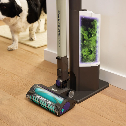 مكنسة Shark PowerDetect اللاسلكية IP3251MET - تقنية الاستشعار الذكي، فوهة DuoClean® المزدوجة، وعصا MultiFlex® المرنة