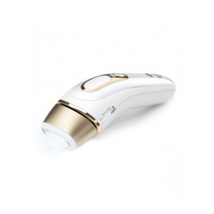 Braun Silk Expert IPL Permanent Hair Removal System - Gold Edition - Safe & Effective Home Treatment with 300,000 Flashes, SensoAdapt Technology, and Venus Razor