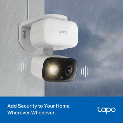 كاميرا مراقبة منزلية تي بي لينك Tapo C206 متحركة (Pan/Tilt) - دقة 1080p Full HD، رؤية 360 درجة، وذكاء اصطناعي مع صوت ثنائي الاتجاه