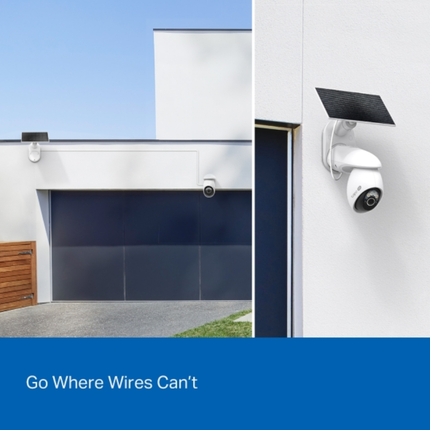 TP-Link Tapo C660 Outdoor Security Wi-Fi Camera - 2K QHD 4MP Resolution, Full-Color Night Vision, Smart AI Detection, and IP66 Weatherproof