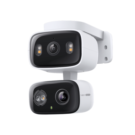 TP-Link Tapo C246D Pan/Tilt Home Security Wi-Fi Camera - 2K 4MP High Definition, Smart AI Detection, Motion Tracking, and Sound/Light Alarm