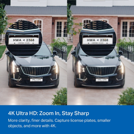 كاميرا مراقبة ذكية لاسلكية بالكامل تي بي لينك Tapo C460 - دقة 2K QHD 4MP، رؤية ليلية ملونة، وبطارية تدوم طويلاً مع معيار IP66