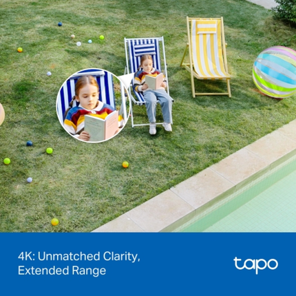 كاميرا مراقبة خارجية تي بي لينك Tapo C560WS متحركة (Pan/Tilt) - دقة 2K QHD 4MP، رؤية ليلية ملونة، وذكاء اصطناعي مع معيار IP66 لمقاومة العوامل الجوية