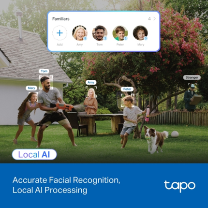 كاميرا مراقبة خارجية تي بي لينك Tapo C560WS متحركة (Pan/Tilt) - دقة 2K QHD 4MP، رؤية ليلية ملونة، وذكاء اصطناعي مع معيار IP66 لمقاومة العوامل الجوية