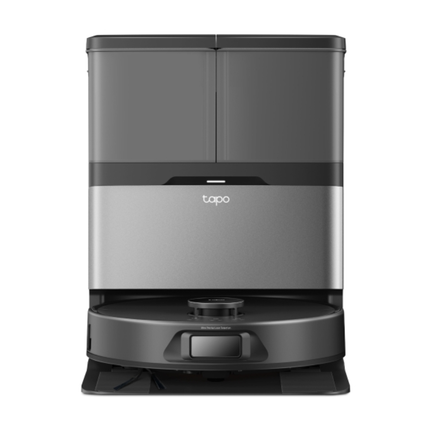 مكنسة وروبوت مسح ذكي تي بي لينك Tapo RV50 Pro Omni - قوة شفط 7000Pa، محطة أومني المتكاملة (تفريغ ذاتي، غسيل وتجفيف الممسحة)، وملاحة AI LiDAR