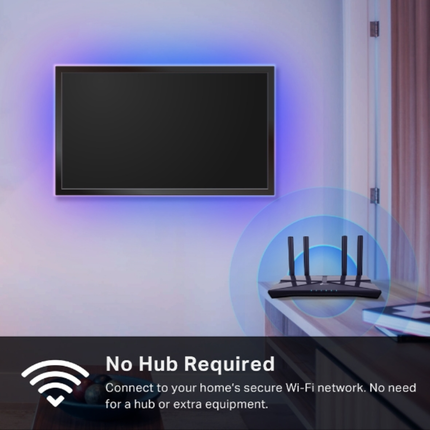 TP-Link Tapo L930-5 Smart Wi-Fi Light Strip - 5 Meters, Multicolor RGBIC, Apple HomeKit Support, White LED for Task Lighting, and Music Sync