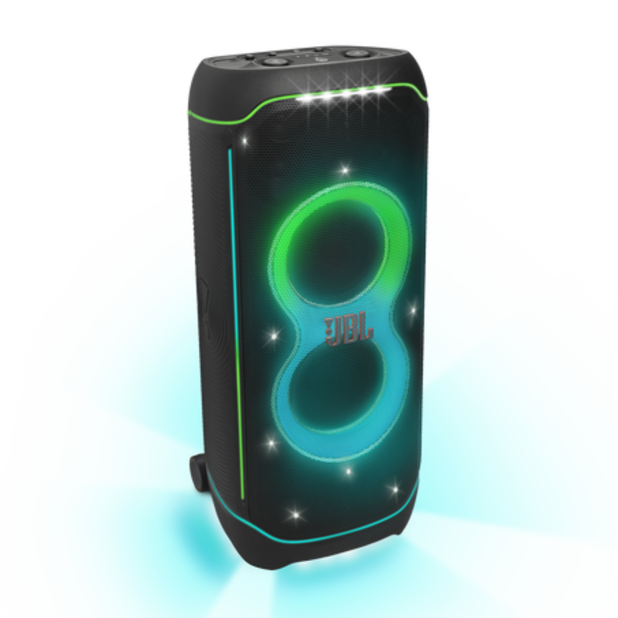 سبيكر الحفلات العملاق JBL PartyBox Ultimate - قوة جبارة 1100 واط، دعم تقنية Dolby Atmos®، اتصال Wi-Fi وBluetooth، وعرض ضوئي خيالي