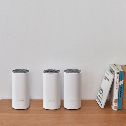 TP-Link Deco E4 (3-Pack) Whole Home Mesh Wi-Fi System - AC1200 Dual-Band, Coverage up to 4,000 sq. ft, and Seamless Roaming
