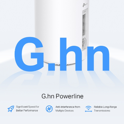 TP-Link Deco PX50 AX3000 Whole Home Powerline Mesh Wi-Fi 6 System - G.hn Powerline, 3000 Mbps Dual-Band, and Seamless Coverage Through Walls