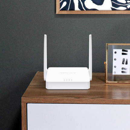 Mercusys MW302R 300Mbps Multi-Mode Wireless Wi-Fi Router - Dual 5dBi Antennas, IPv6 Compatible, and Sleek Compact Design