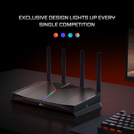 راوتر الألعاب تي بي لينك Archer GE230 بتقنية Wi-Fi 7 - سرعة 5 جيجابت، منافذ 2.5G مزدوجة، وتسريع ألعاب متطور