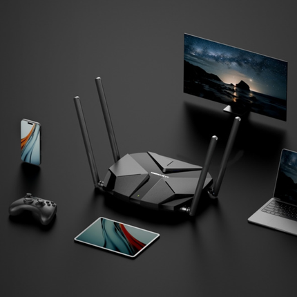 راوتر Mercusys MR85X AX3000 بتقنية Wi-Fi 6 - سرعة 3.0 جيجابت، عرض نطاق 160 ميجاهرتز، وتغطية قوية بـ 4 هوائيات