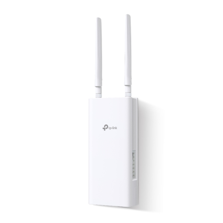 TP-Link TL-MR100 Outdoor 300 Mbps Wireless N 4G LTE Router - Weatherproof IP65, High-Gain Antennas, and Flexible Powering options